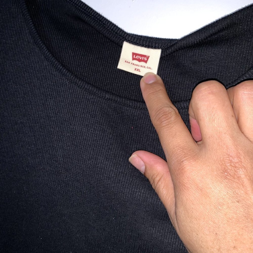 Women's Levi's® Curve The Perfect T-Shirt, classic slim fit tee SIZE XXL - Picture 2 of 6